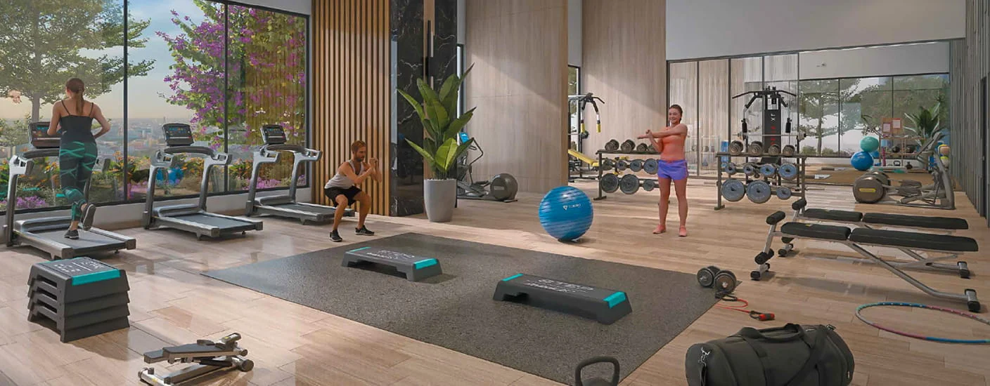Nirman Cosmopolis Tathawade Indoor Gym Image
