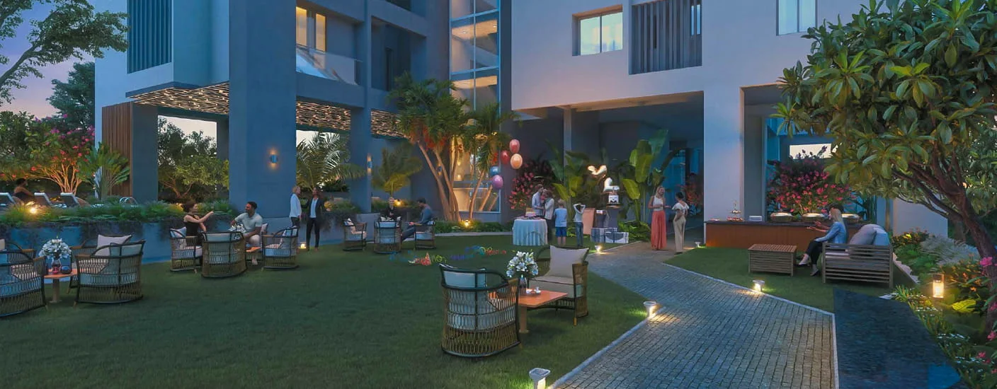 Nirman Cosmopolis Tathawade Party Lounge Image